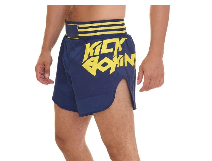 Kickboxing Short Blue/Yellow