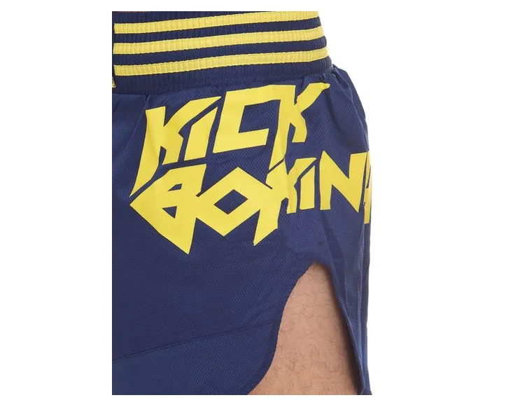 Kickboxing Short Blue/Yellow