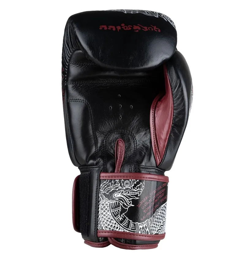 Boxing gloves Sak Yant Naga Black