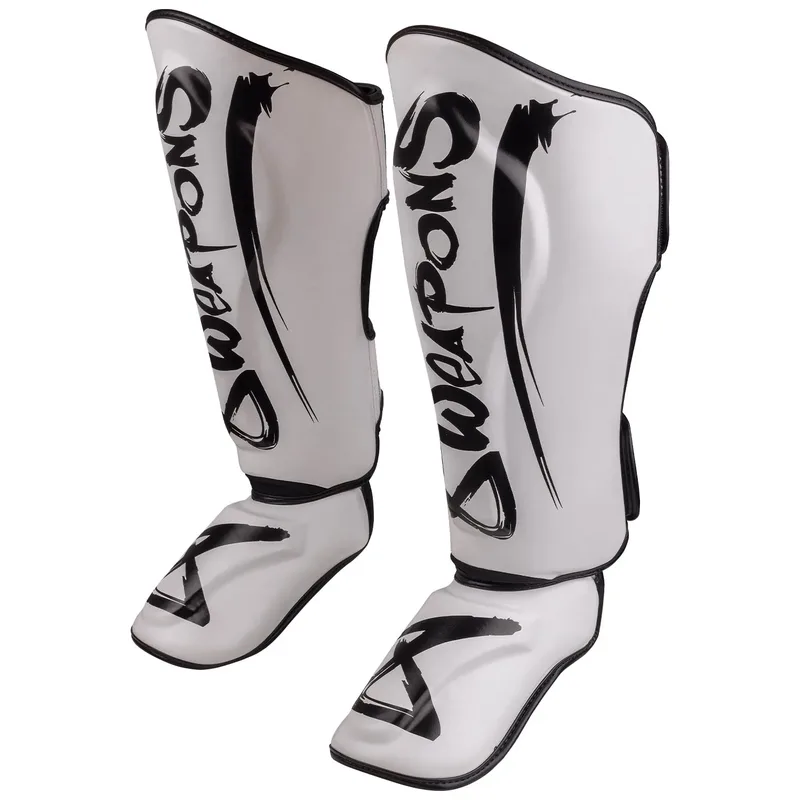 Muay Thai Shin Guard Unlimited 2.0 White/Black