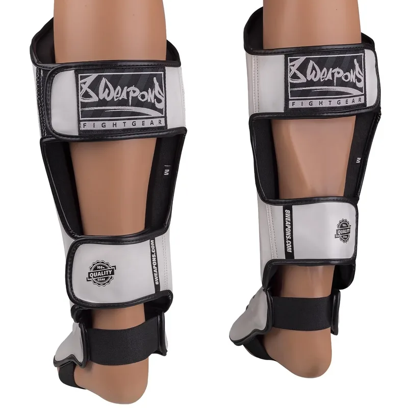 Muay Thai Shin Guard Unlimited 2.0 White/Black