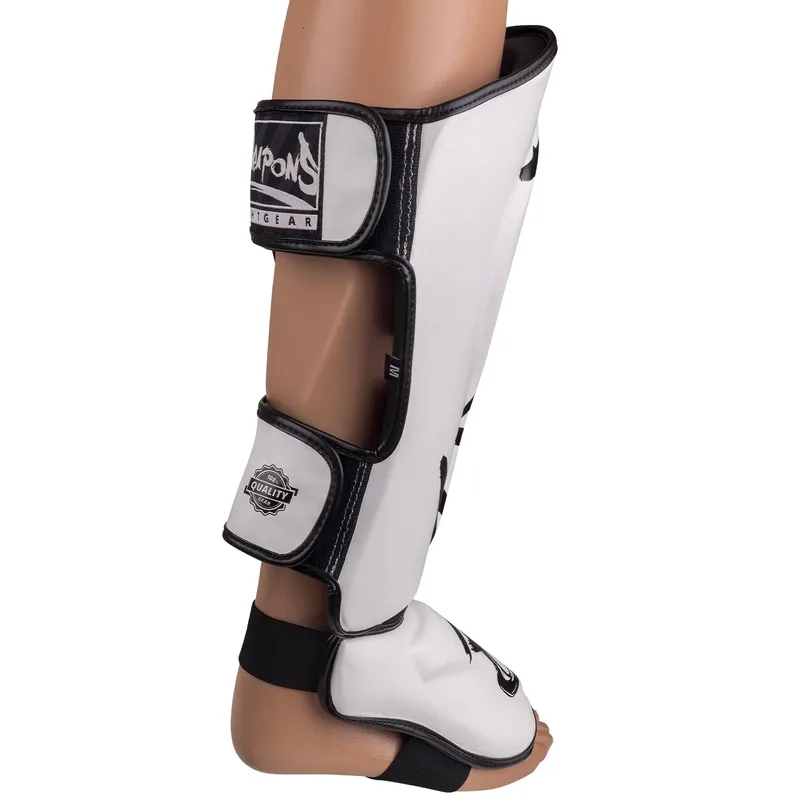 Muay Thai Shin Guard Unlimited 2.0 White/Black