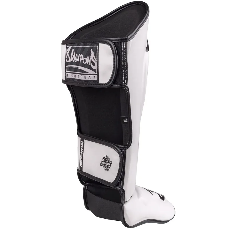 Muay Thai Shin Guard Unlimited 2.0 White/Black