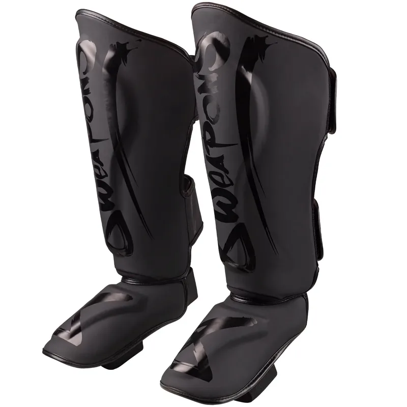 Muay Thai Shin Guard Unlimited 2.0 Black/Black