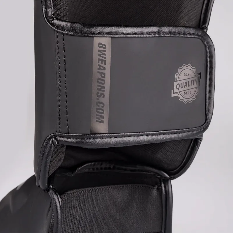 Muay Thai Shin Guard Unlimited 2.0 Black/Black