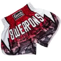 Muay Thai Short Lightning Red City