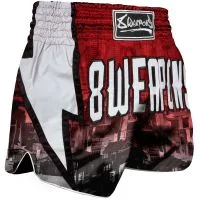 Muay Thai Short Lightning Red City