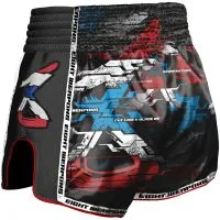Muay Thai Short Cut like a Blade 2.0 Black