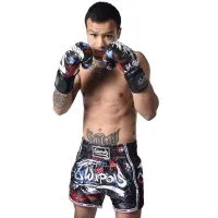 Muay Thai Short Cut like a Blade 2.0 Black