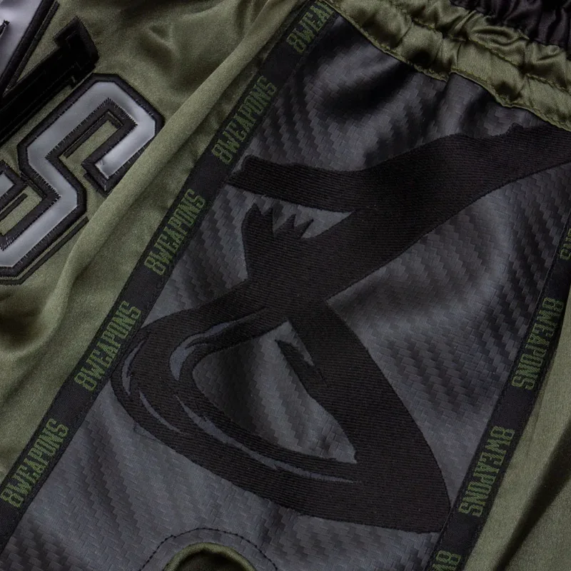Muay Thai Short Carbon Underworld Olive