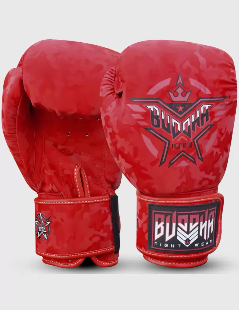 Boxing gloves Army Red